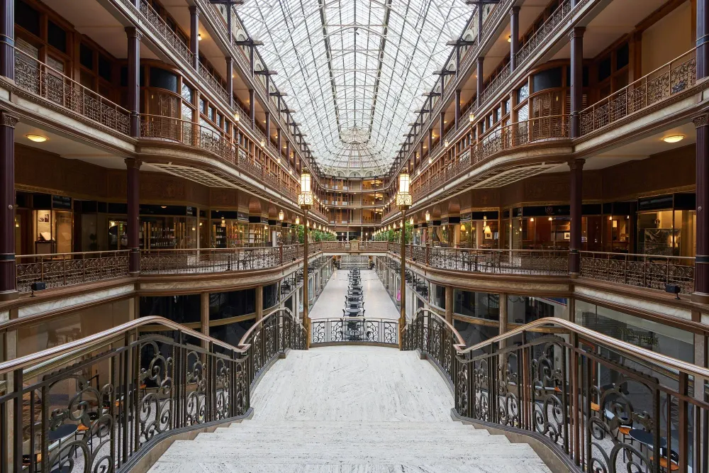 Cleveland Arcade from staircase